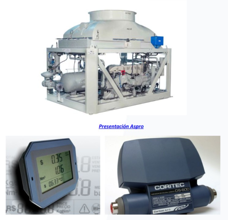 Panel de Control Deltagas Aspro Coritec